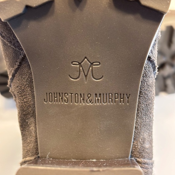 Johnston & Murphy Women's NWOT Brown Suede Ankle Boots SZ 7 - Picture 8 of 11